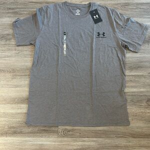 Under Armour Men's Heather Gray Short-Sleeve Performance Tee